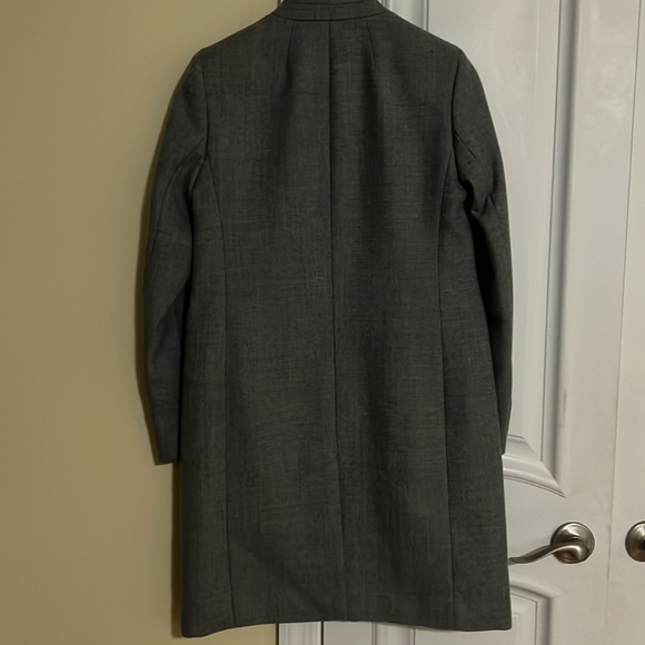 NWT-2P-J.Crew Regent topcoat in double-serge wool - HTHR GRAPH - Picture 6 of 9